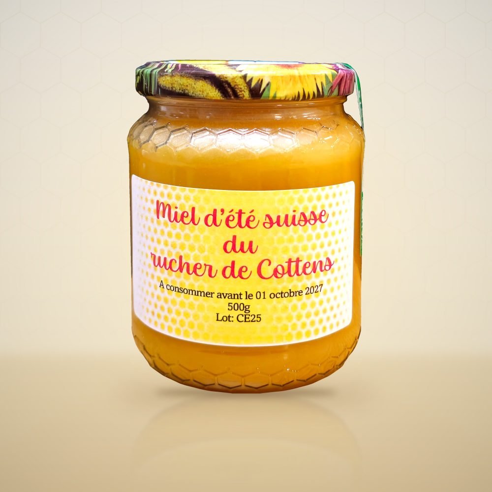 Miel d’été suisse – miel artisanal suisse de Vullierens
