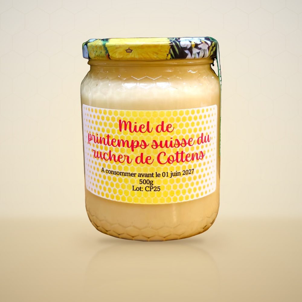 Miel de printemps suisse – miel artisanal suisse de Vullierens